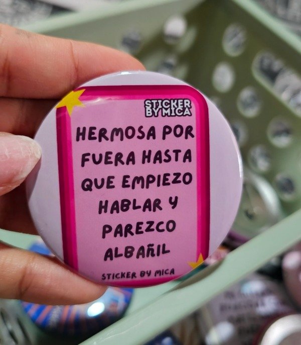 Producto - Pin hermosa por fuera