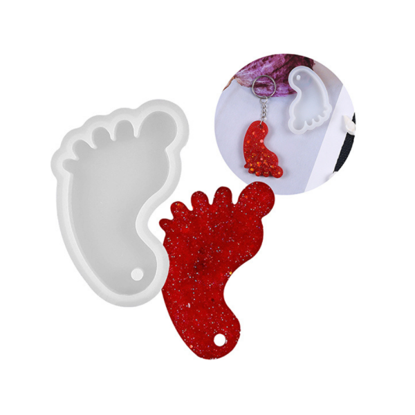 Producto - MOLDES SILICONA LLAVERO PIECITO (BM3075) - 0