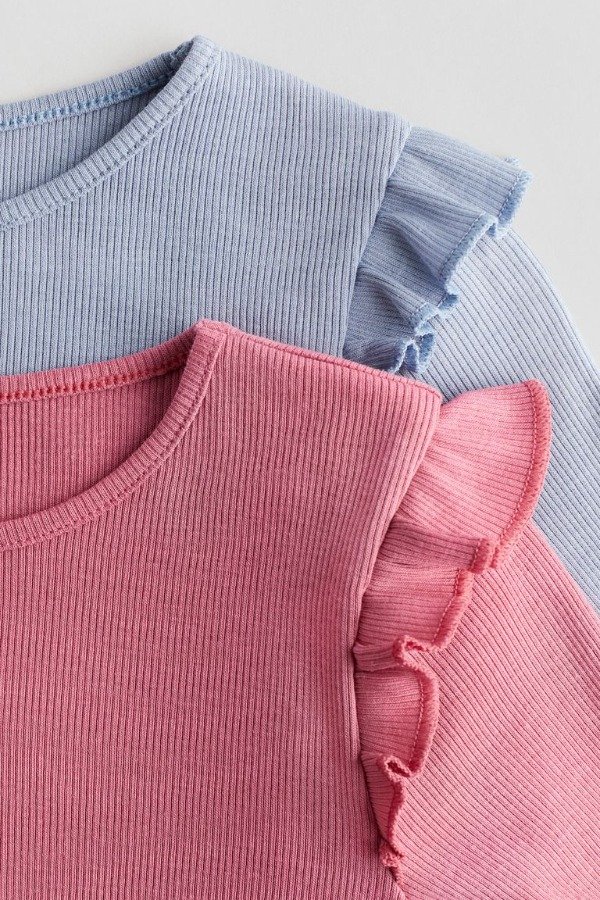 Producto - Pack x 2 remeras HyM rosa y celeste - 1