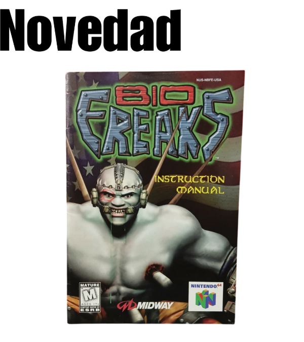 Producto - Manual de Bio Freaks Nintendo 64