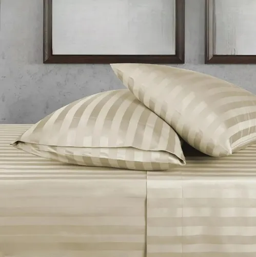 Producto - JUEGO DE SABANAS 600 HILOS 2 P 1/2 BEIGE