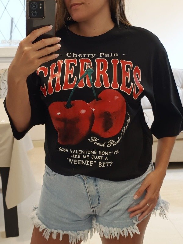 Producto - Remera cherries