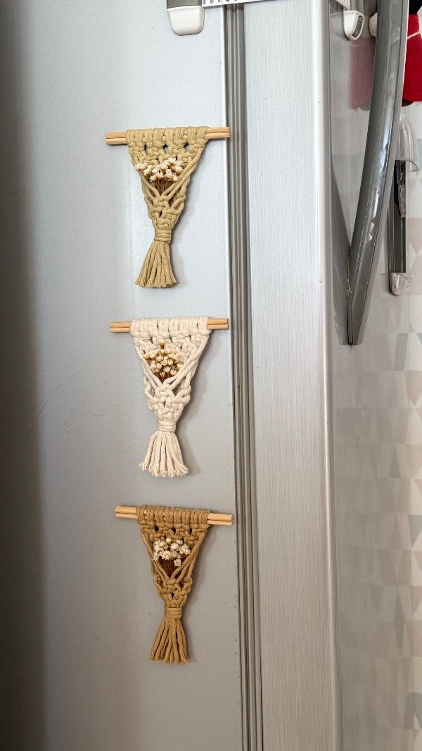 Producto - Imán ramito de flores Macrame - 4