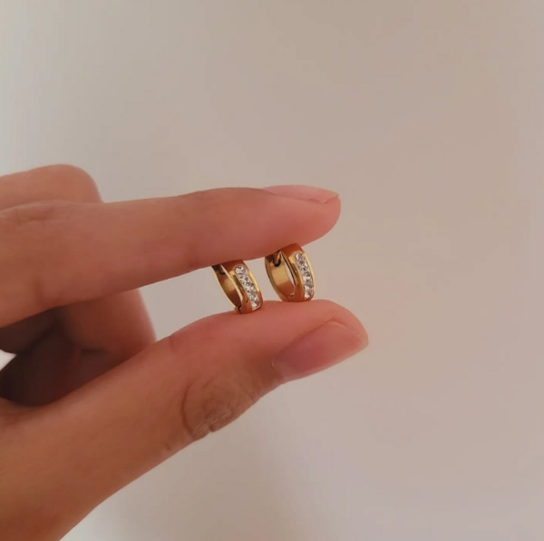 Producto - Argollas strass modelo 2