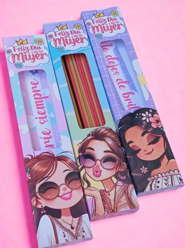 Producto - Portasahumerios dia de la mujer cajas pack x 5 piezas