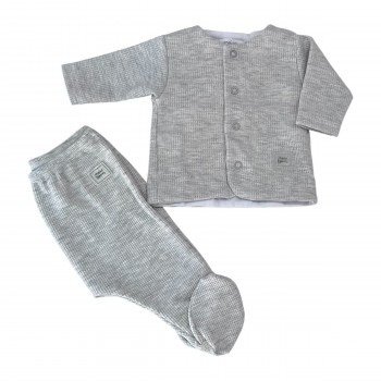 Producto - Set saquito + ranita waffle