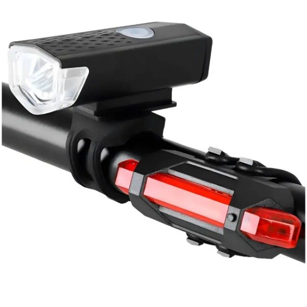Producto - Luz Frontal y Trasera "Combo" Para Bicicleta Recargables Usb - 2