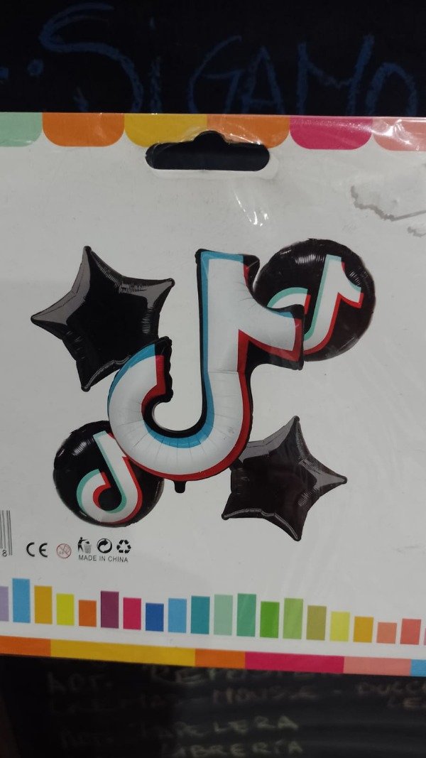 Producto - Set globos TIK TOK