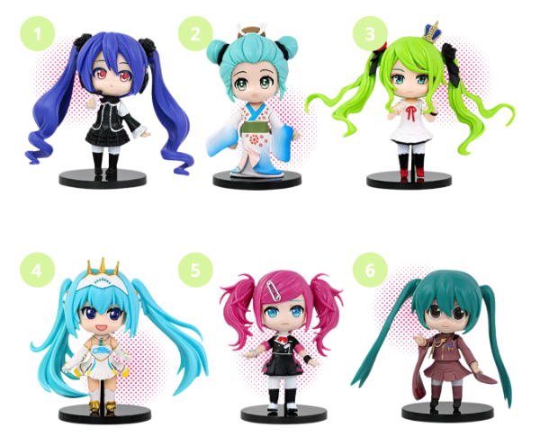 Producto - Hatsune Miku gashapones - 1
