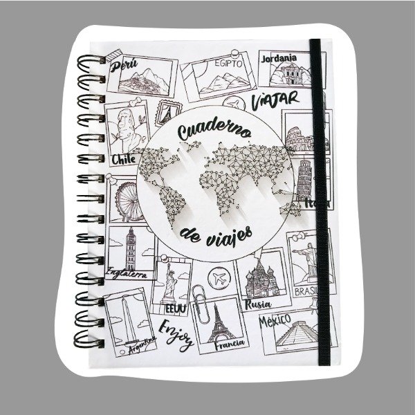Producto - CUADERNO BITÁCORA DE VIAJES (GENERALES Tapa DURA)