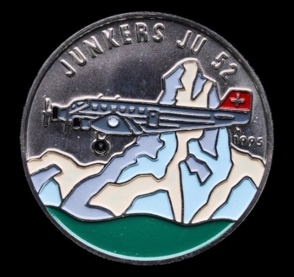 Producto - Congo (1995) 100 Francos "Junkers Ju 52" - KM#21