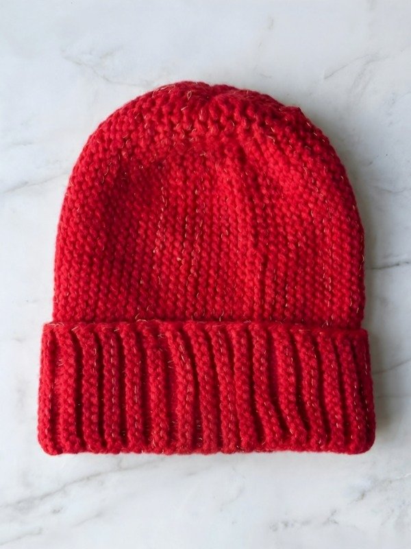 Producto - Gorro Estilo Lurex Rojo