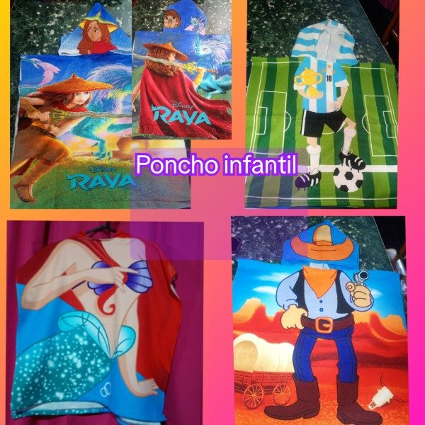 Producto - Poncho toalla x1