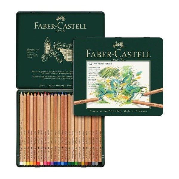 Producto - Caja de lapices Faber-castell Pitt pastel x24