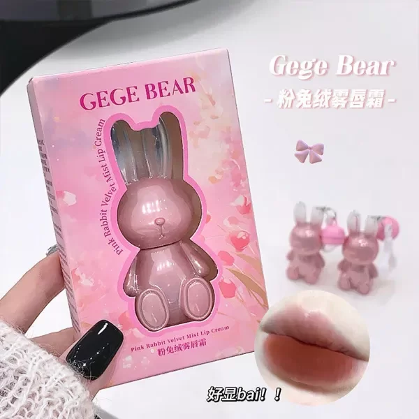 Producto - Pink Rabbit Velvet Mist Lip Cream terciopelo  - Gege Bear