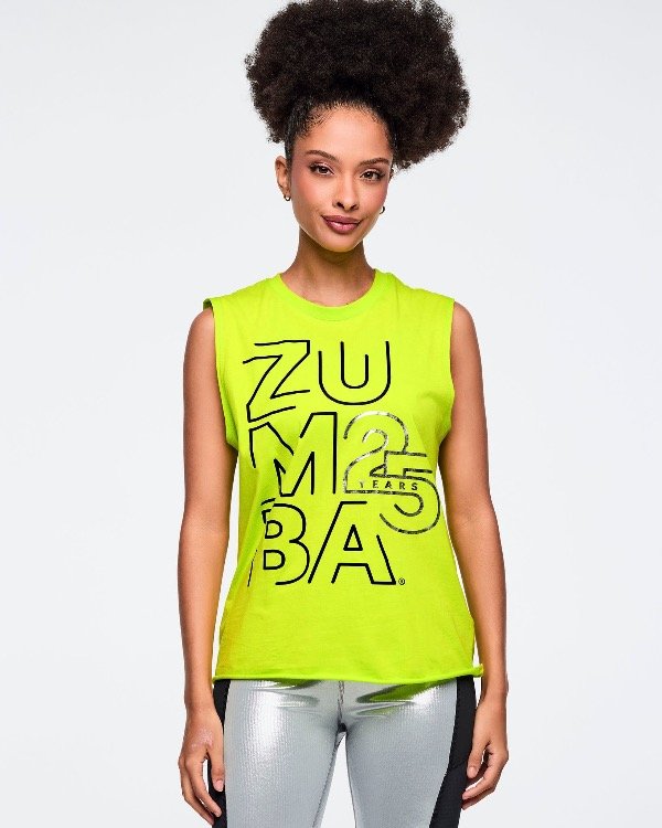 Producto - Zumba 25 Crew Neck Muscle Tank