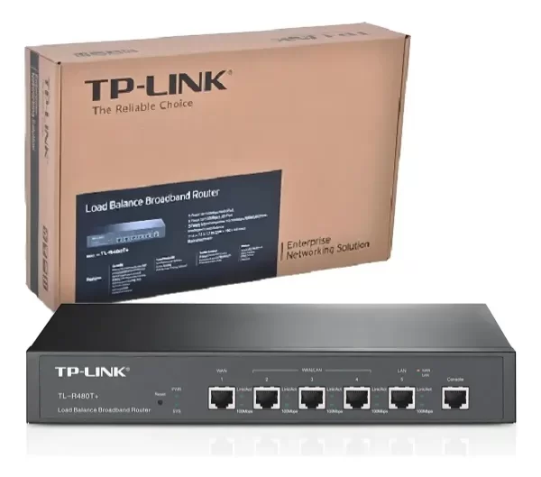 Producto - Router VPN Balanceador de Carga TP-Link TL-R480T+ Servidor PPPoE