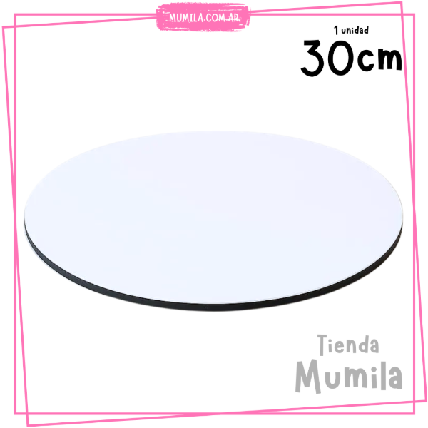 Producto - Base Torta Redonda 30cm Base Fibroplus 3mm