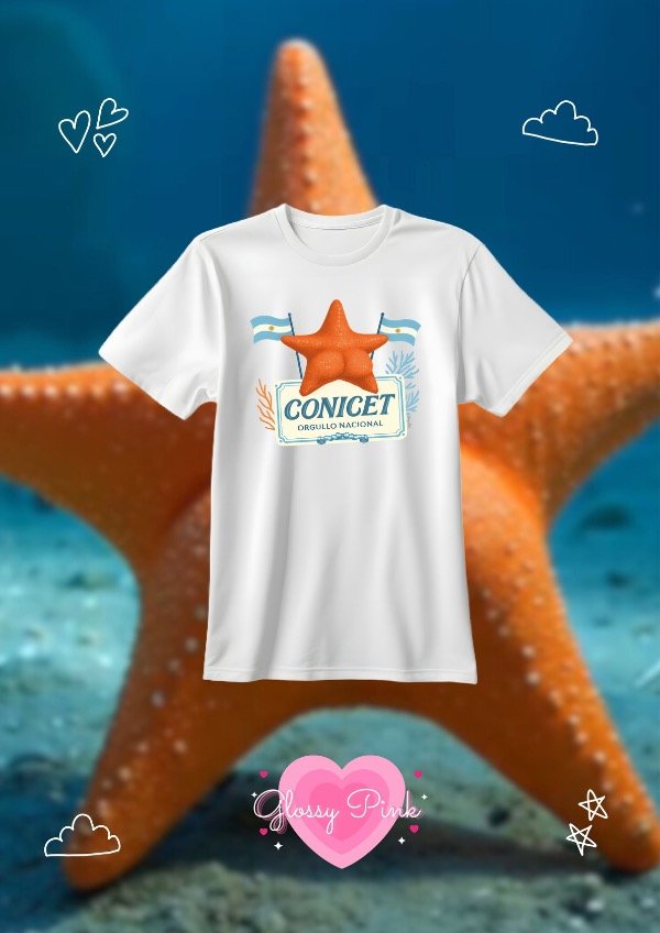 Producto - Remera Estrella CONICET - DTF