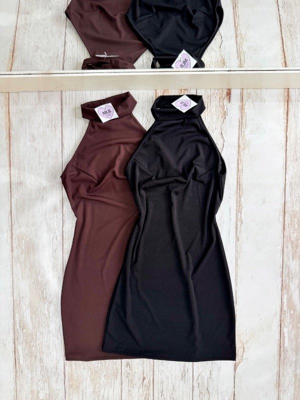 Producto - Vestido ribb cuello alto