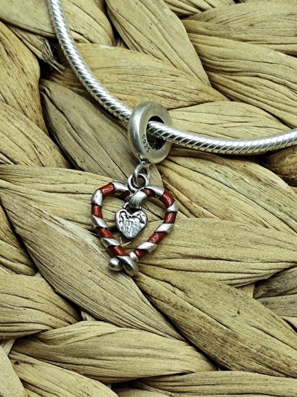 Producto - Dije Charms Corazón Rojo