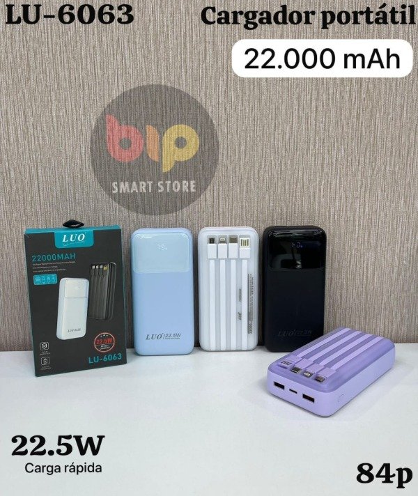Producto - Cargador portátil 22.000 mAh