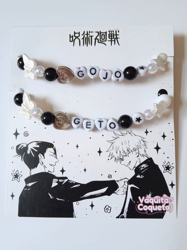 Producto - Pulseras Gojo x Geto