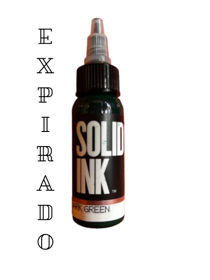 Producto - TINTA SOLID INK 1OZ DARK GREEN EXPIRADO