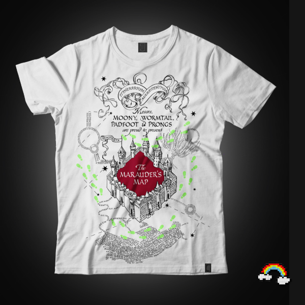 Producto - REMERA DE ADULTOS MANGA CORTA  MAPA MERODEADOR T.XXL