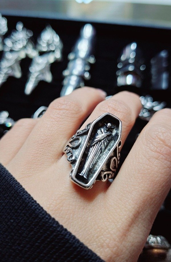 Producto - Anillo Goth Ataúd - 3