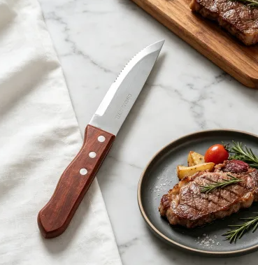 Producto - CUCHILLO MANGO MADERA