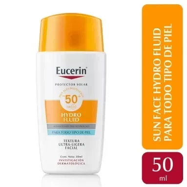 Producto - Protector Solar Eucerin Sun Hydro Fluid Fps50 x 50 ml