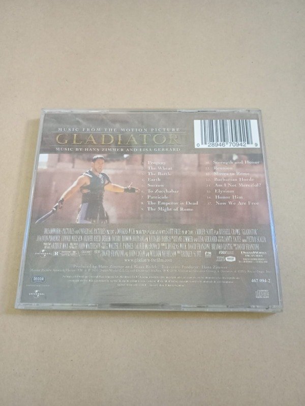 Producto - Gladiator - Hans Zimmer / Lisa Gerrard - Decca records 2000 - 1