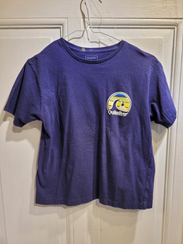 Producto - Remera QUIKSILVER azul logo de colores Talle 12 años - PRECIO: 13X