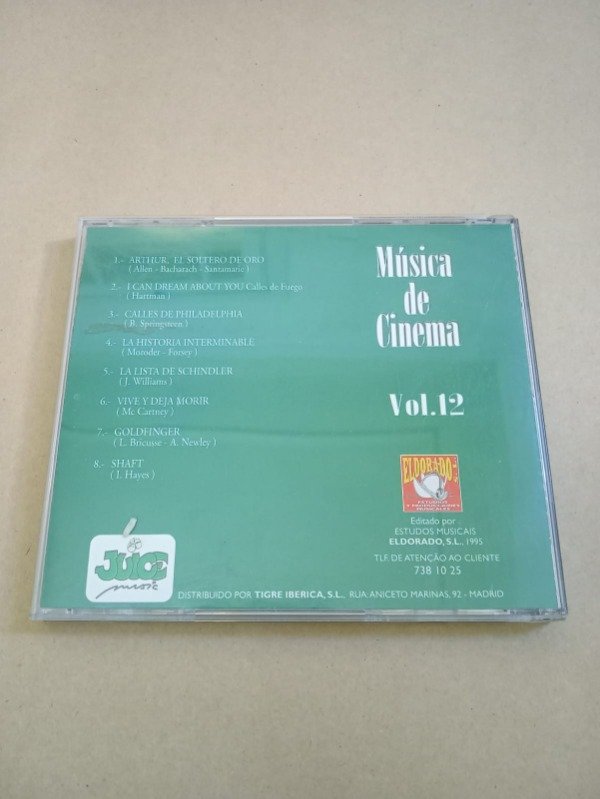 Producto - Música de cinema #12 - Artistas varios - DDD 1995 - 1