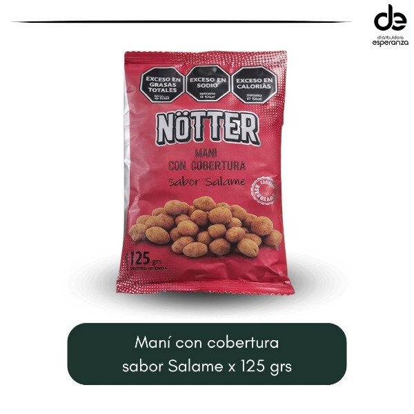 Producto - Maní crocante Notter x 125 grs Salame