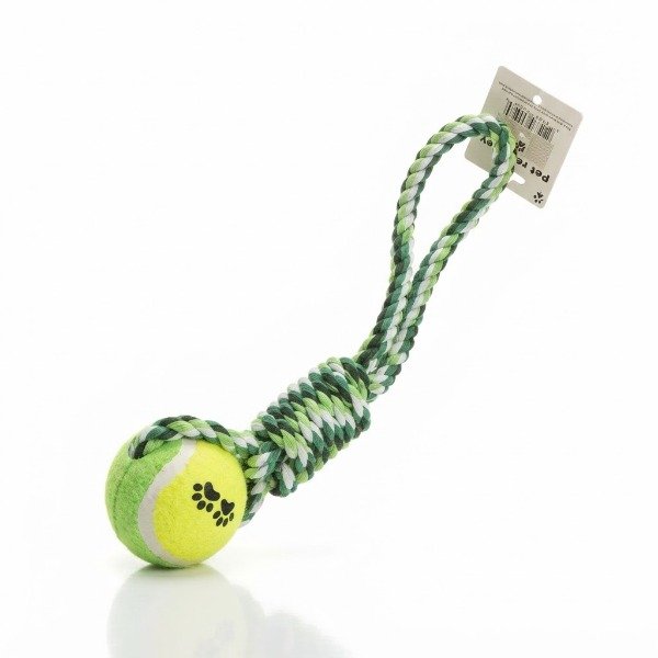 Producto - Mordillo Soga Enredada con Tenis 26155 Pet Plast