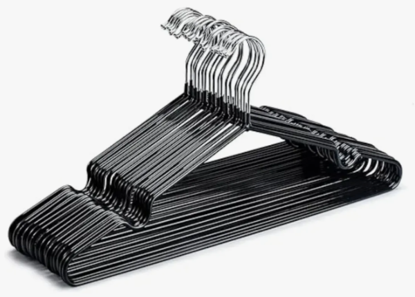 Producto - HA PERCHA METALICA NEGRA PLAST X 1