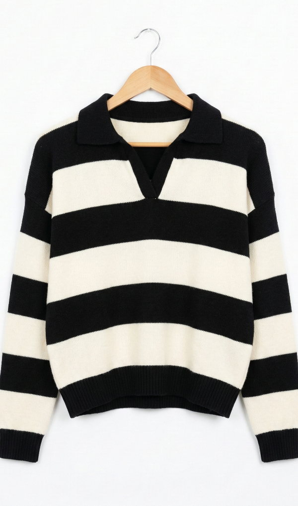 Producto - Chomba Rayada Doble Bremer