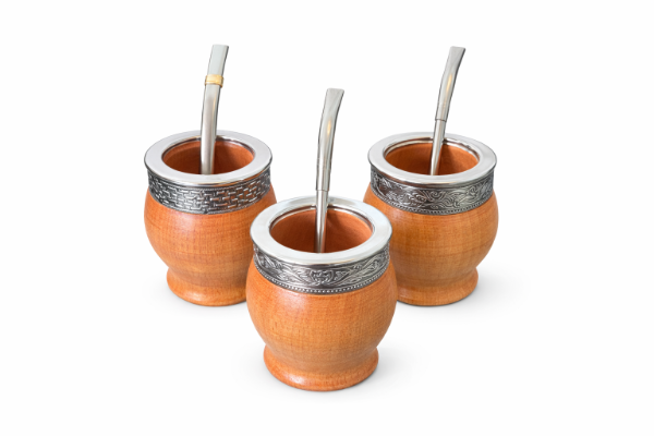 Producto - Mate Imperial Algarrobo + Bombilla + Yerba Mate