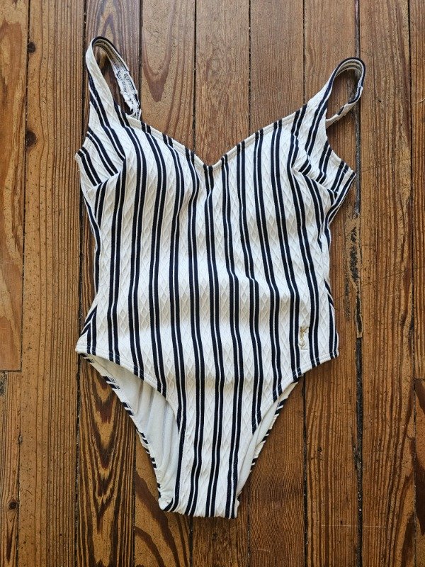 Producto - Malla Entera Yves Saint Laurent Rayada t.S