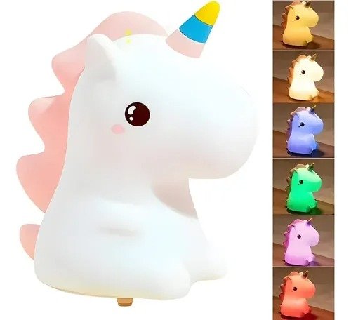 Producto - Lámpara velador panda/unicornio/capibara de silicona hace varios colores - 2