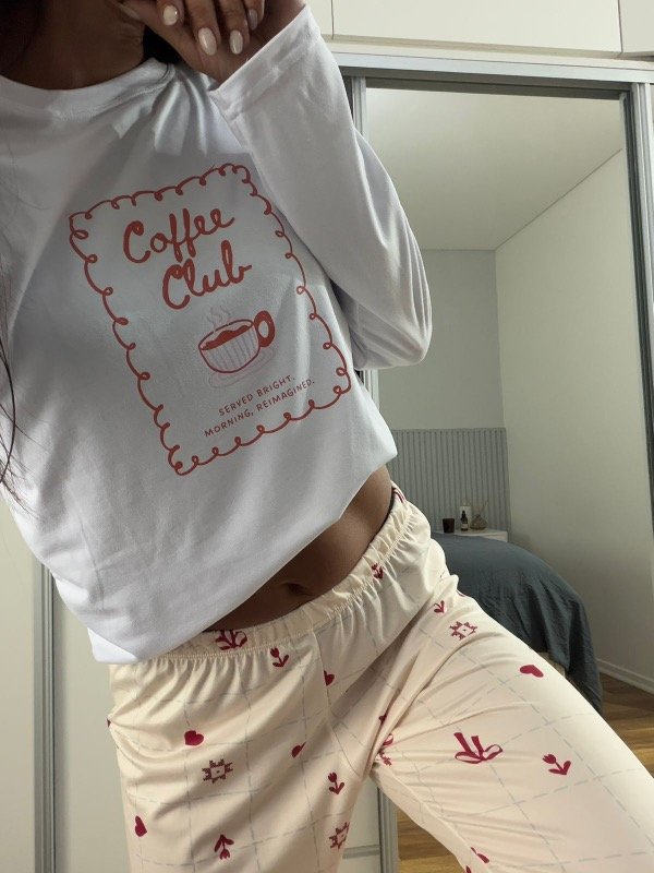 Producto - Pijama largo coffee