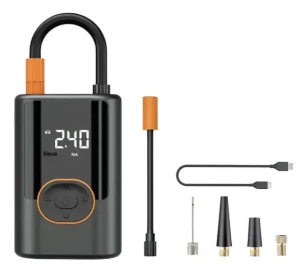 Producto - Inflador Eléctrico Portátil LAMBOTECH Recargable  + LINTERNA + POWER BANK