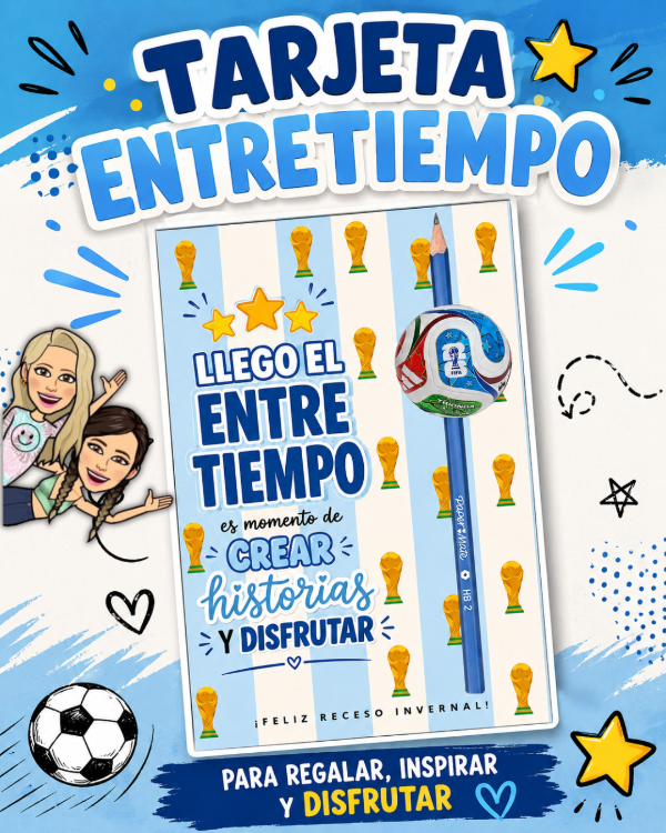 Producto - TARJETA ENTRETIEMPO RECESO INVERNAL