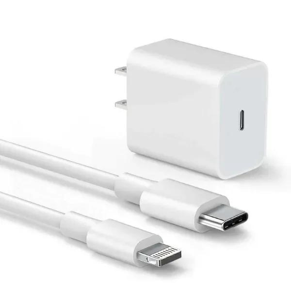Producto - Cargador Para iPhone 20W USB-C A Lightning Completo - 1