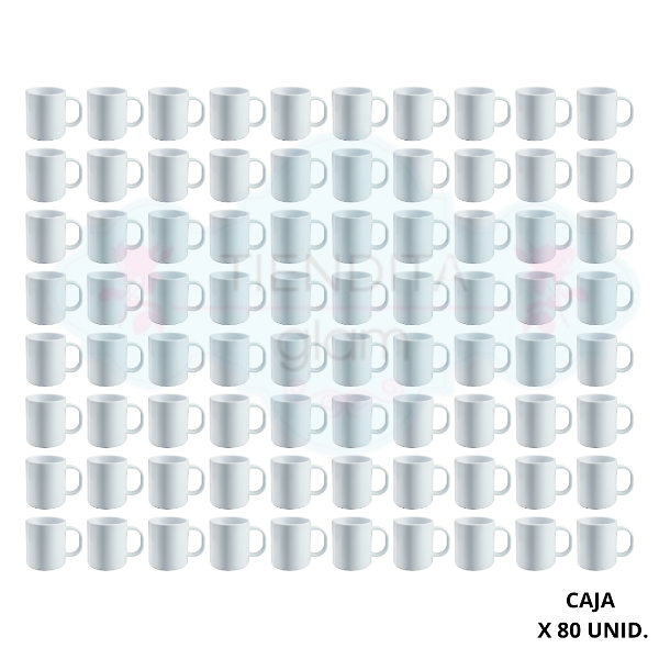 Producto - PACK X 80 UNID. TAZA MELAMINA SUBLIMABLE 350 ML - 0