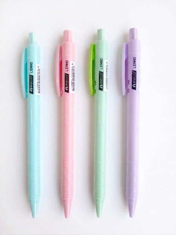 Producto - Bolígrafo Tinta Negra 1mm - Retráctil - Colores Pastel - 0