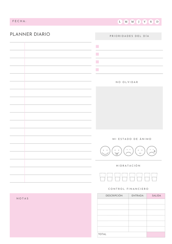 Producto - REPUESTO PLAN DIARIO