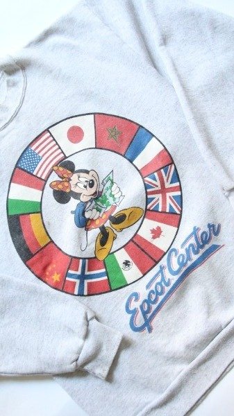 Producto - Disney Epcot Center 90s made in U.S.A. crewneck. - 2